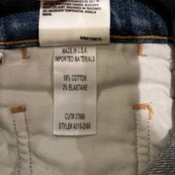 A GOLD E Boyfriend Jeans, Medium Wash, Size 27 - Picture 8 of 8